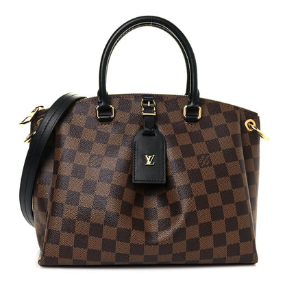 Louis Vuitton Damier Ebene Odeon Tote PM Black 1 of 11