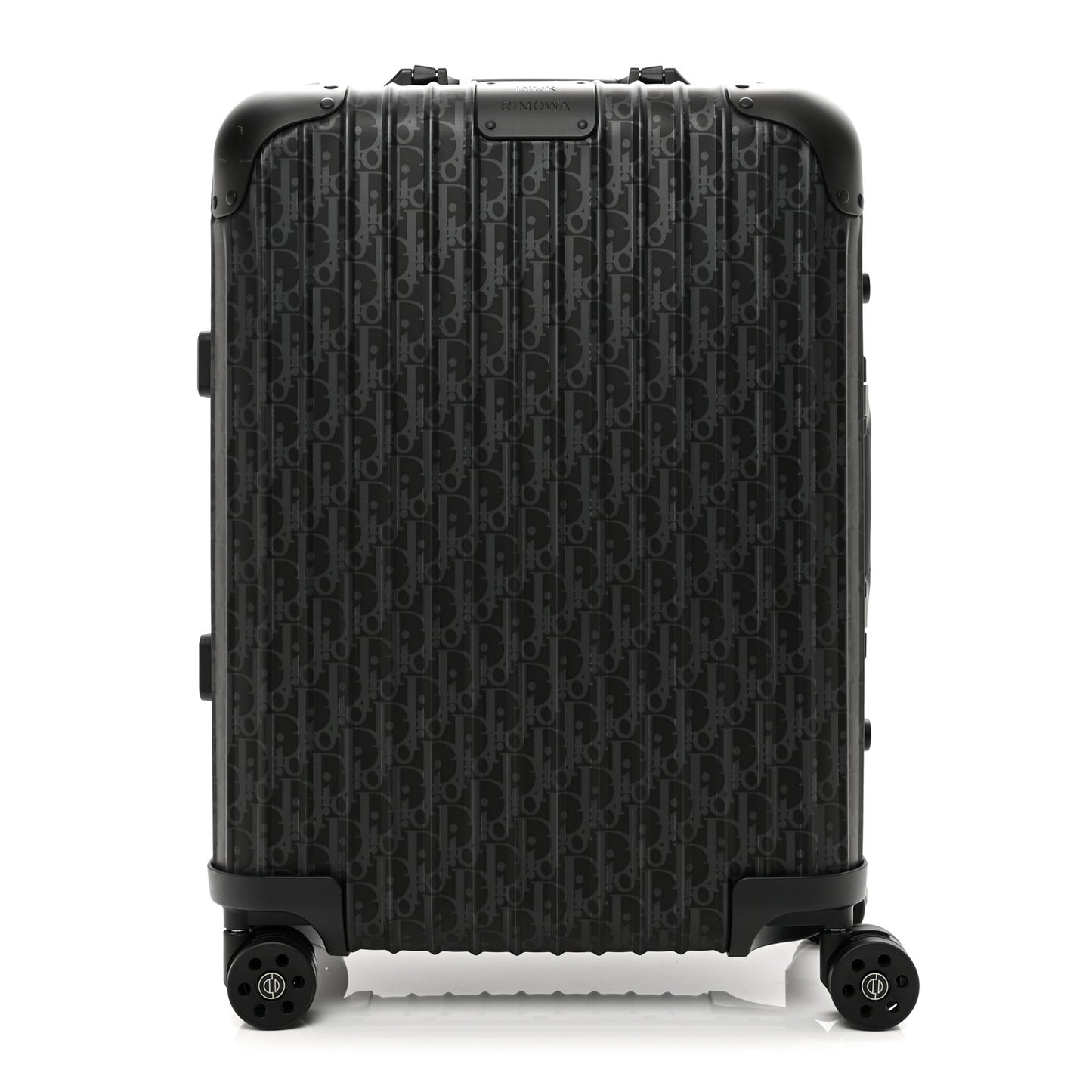 X RIMOWA Aluminum Gradient Cabin Luggage Black Multi