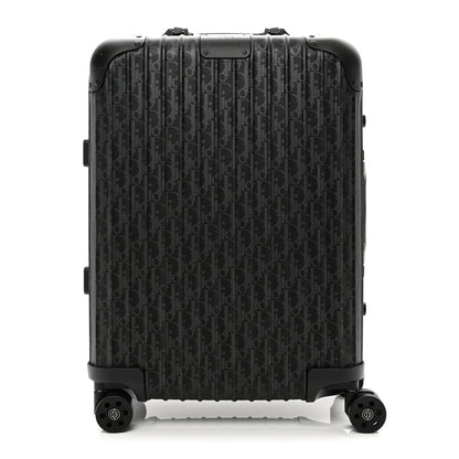 Christian Dior X RIMOWA Aluminum Gradient Cabin Luggage Black Multi 1 of 12