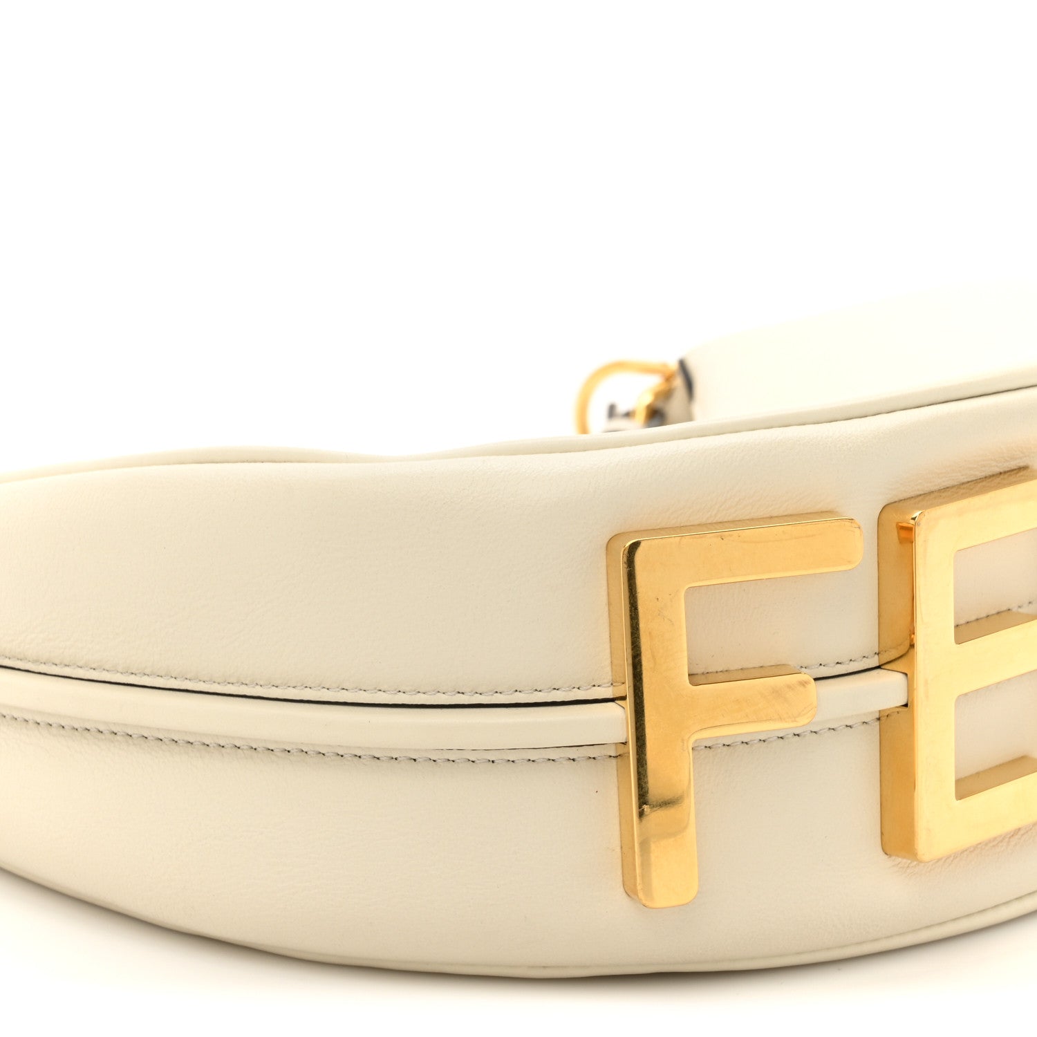 Fendi Vitello Grace Matte Small Fendigraphy Hobo Bag White Ice 10 of 12