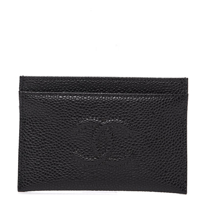 Chanel Caviar Timeless CC Card Holder Black 1 of 7