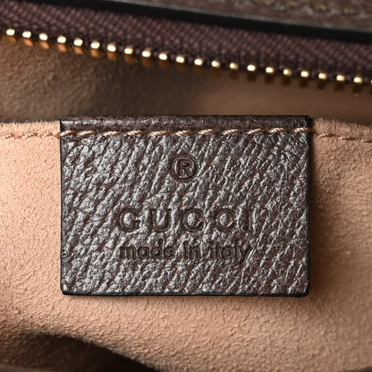 Gucci GG Supreme Monogram Mini Ophidia Top Handle Shoulder Bag Brown 6 of 10