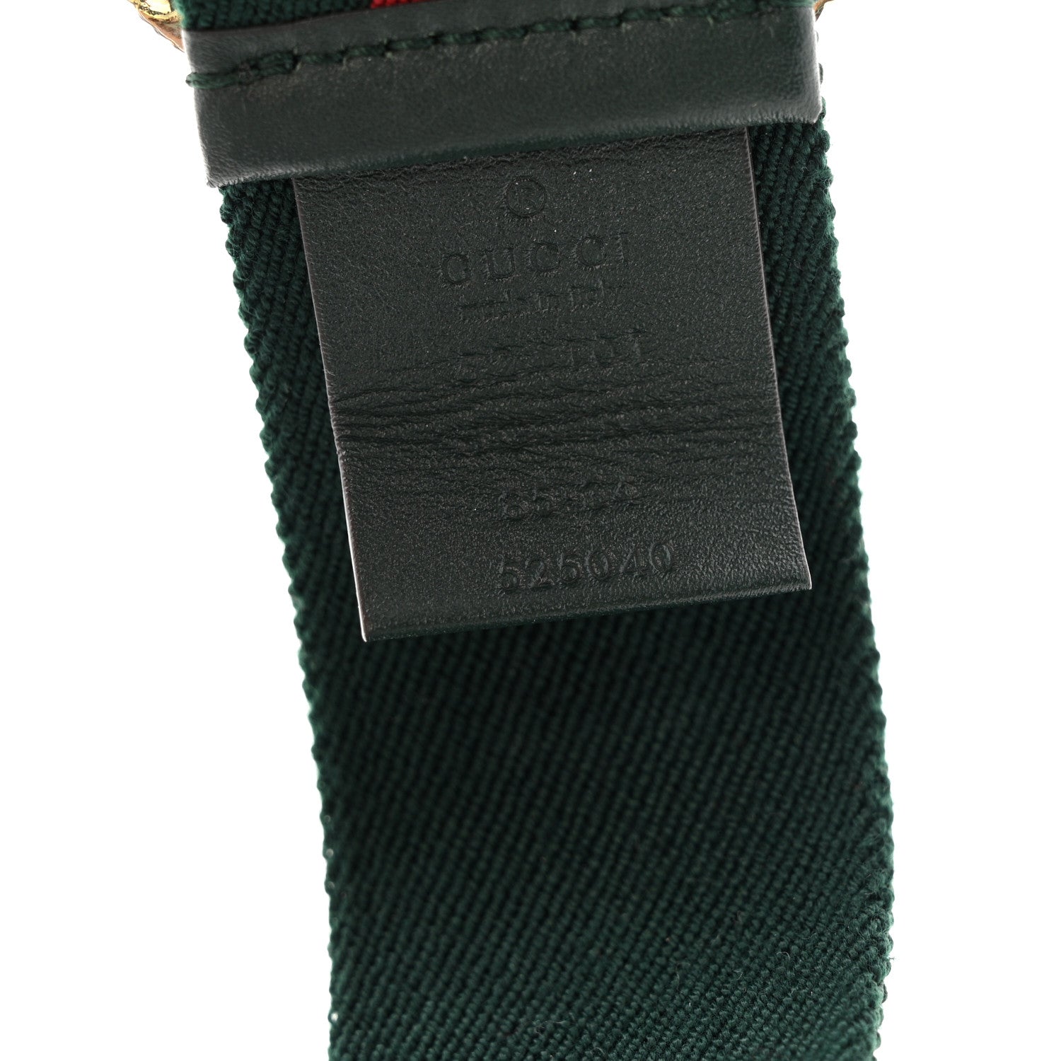 Gucci Canvas Torchon Double G Web Belt 85 34 Verde 3 of 6