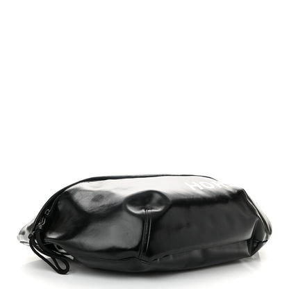 Burberry Coated Canvas Horseferry Print Extra Large Bum Bag Black 4 of 10