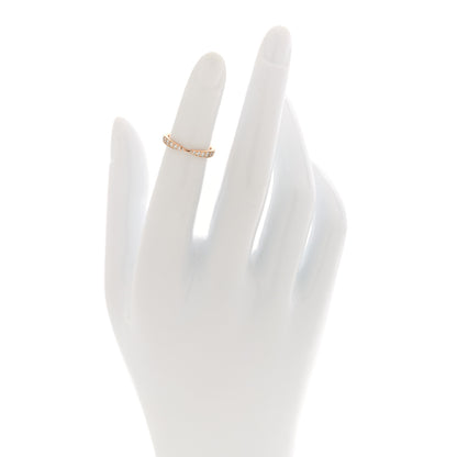 Tiffany 18K Rose Gold Diamond Harmony Band Ring 44 3 2 of 4