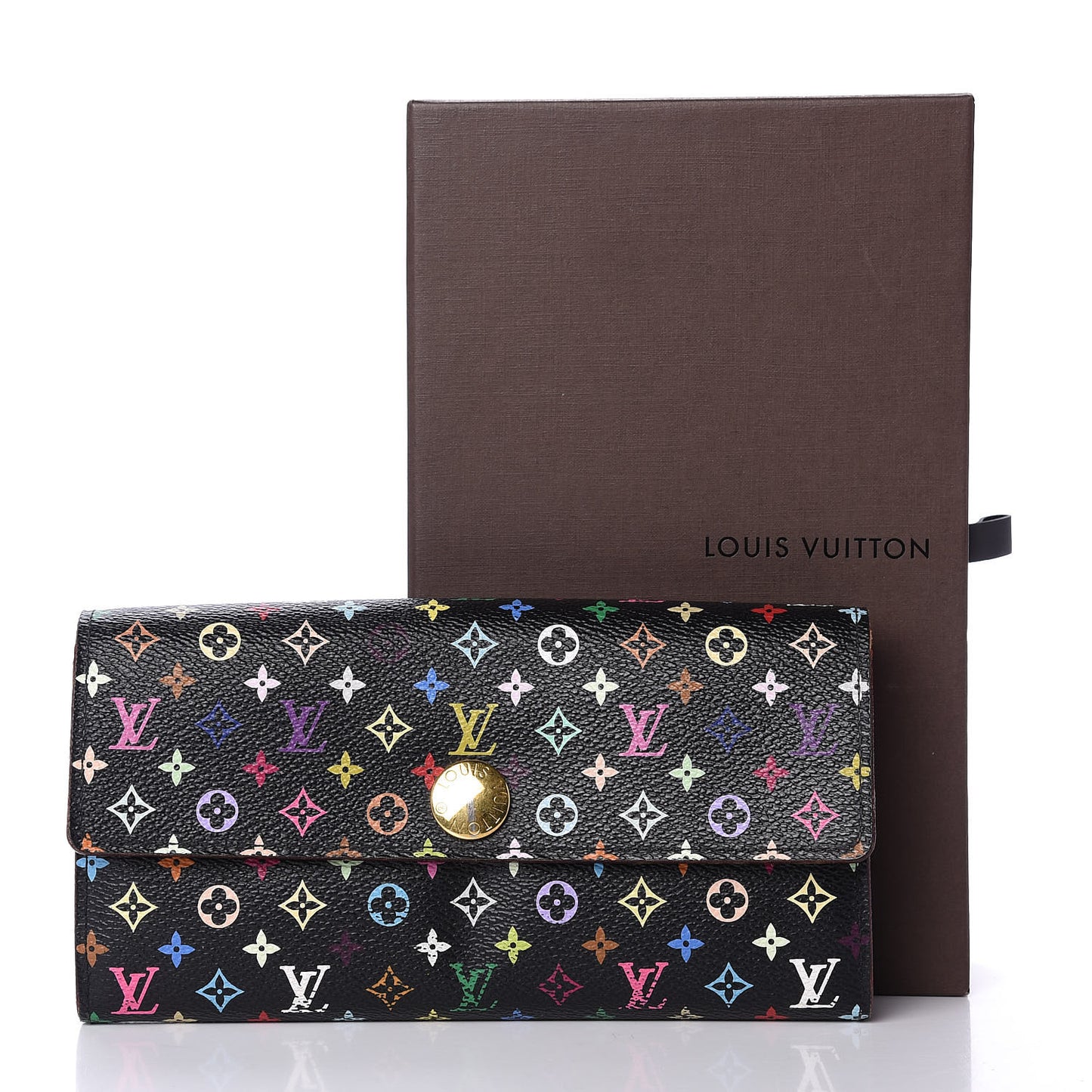 Monogram Multicolor Sarah Wallet Black Grenade