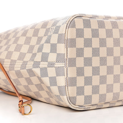 Louis Vuitton Damier Azur Neo Neverfull MM Rose Ballerine 17 of 20