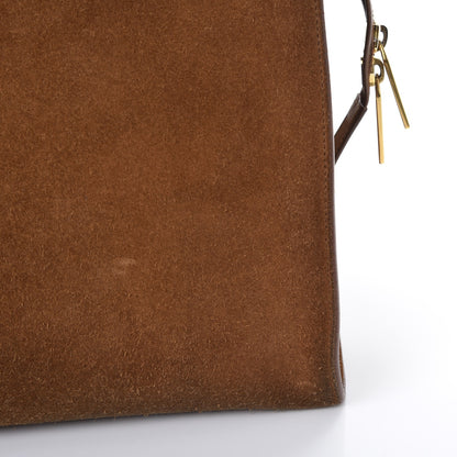 Saint Laurent Suede Medium Classic Y Cabas Light Ocre 18 of 26