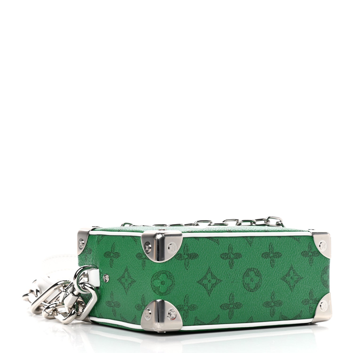 Louis Vuitton Vintage Monogram Everyday LV Mini Soft Trunk Green 4 of 9