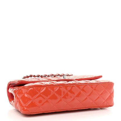 Chanel Patent Calfskin Quilted Medium Double Flap Red 4 of 17