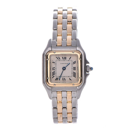 Cartier Stainless Steel 18K Yellow Gold 22mm Panthere Quartz Watch 1 of 8
