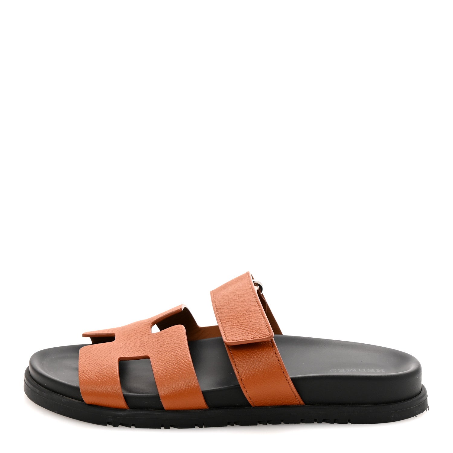Hermes Epsom Womens Chypre Sandals 38 Naturel 1 of 11