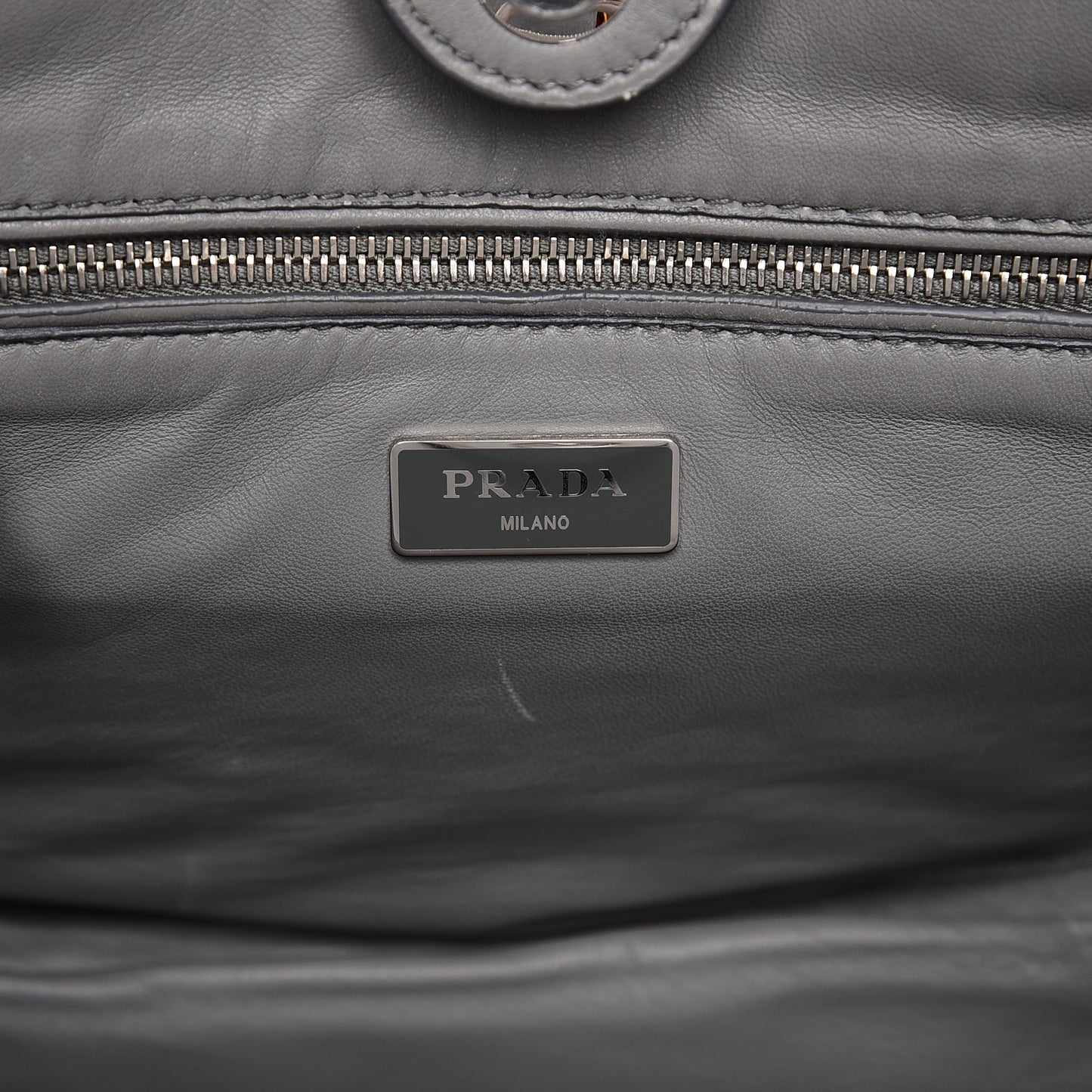 Scamosciato Suede Studded Crystal Twin Pocket Tote Marmo