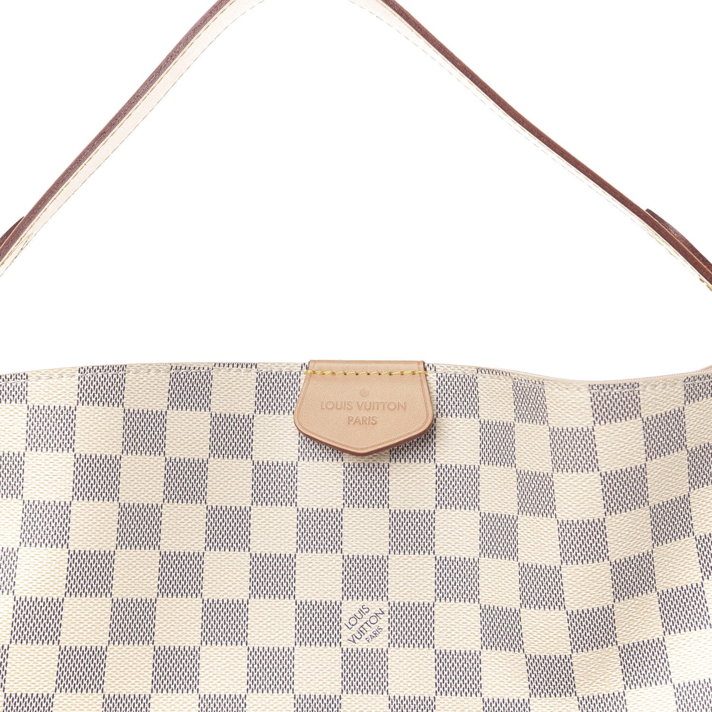 Damier Azur Graceful MM Rose Ballerine