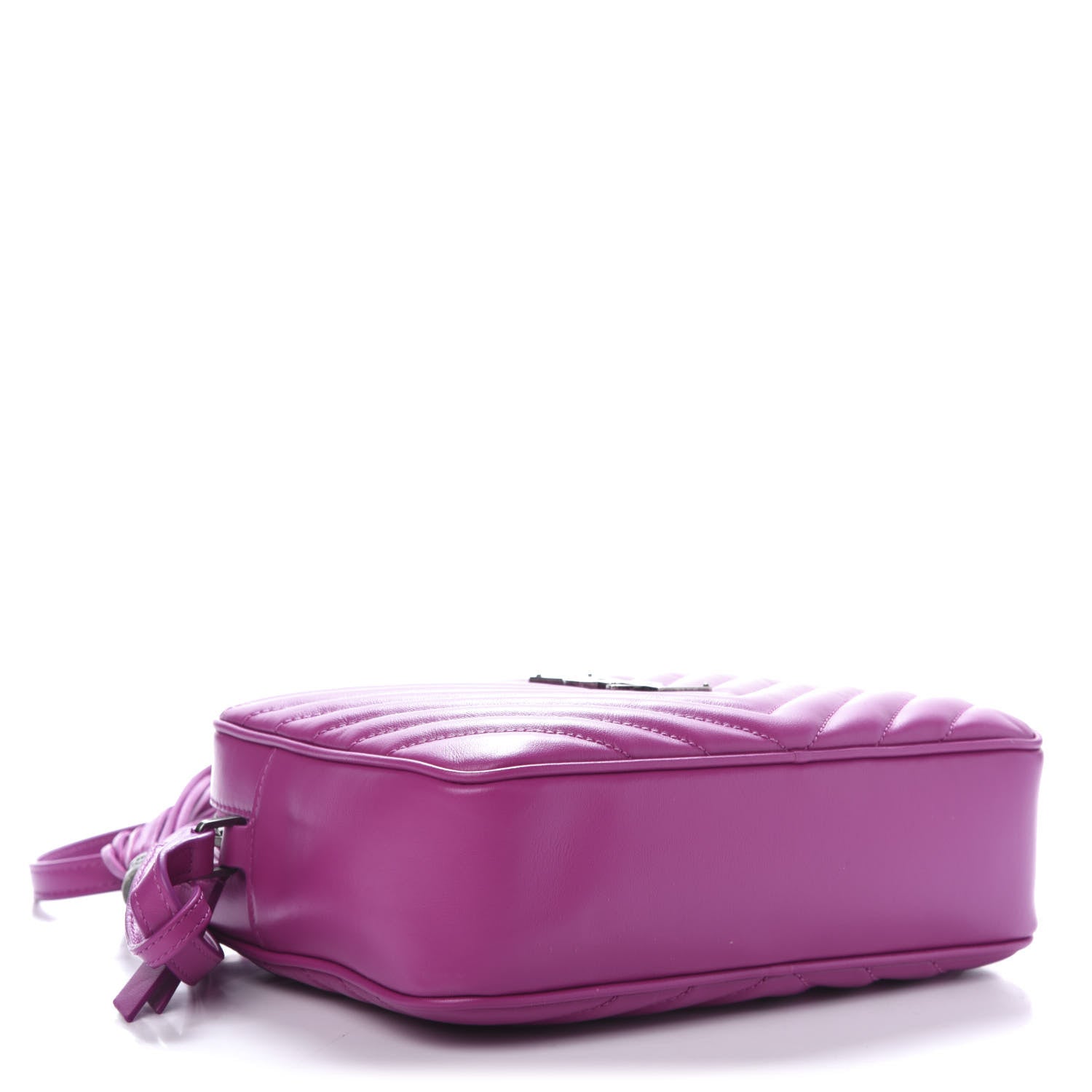 Saint Laurent Calfskin Matelasse Monogram Lou Camera Bag Electric Fuchsia 5 of 11