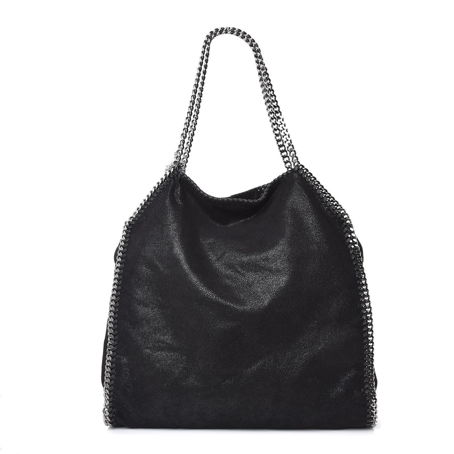 Stella McCartney Shaggy Deer Big Falabella Tote Black 1 of 8