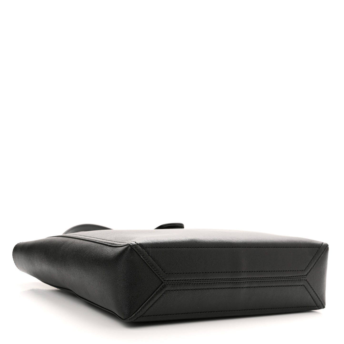 New Sakai Calfskin Lux Small Dahlia Tote Black