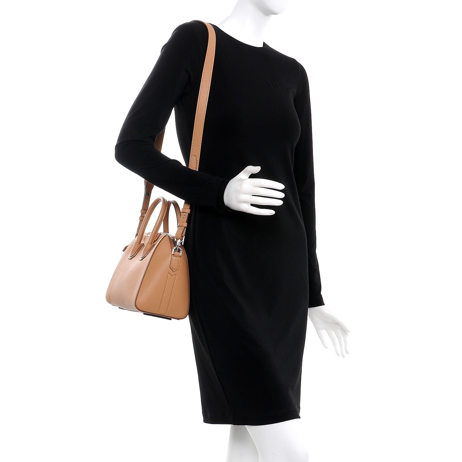 Givenchy Sugar Goatskin Mini Antigona Medium Beige 2 of 10