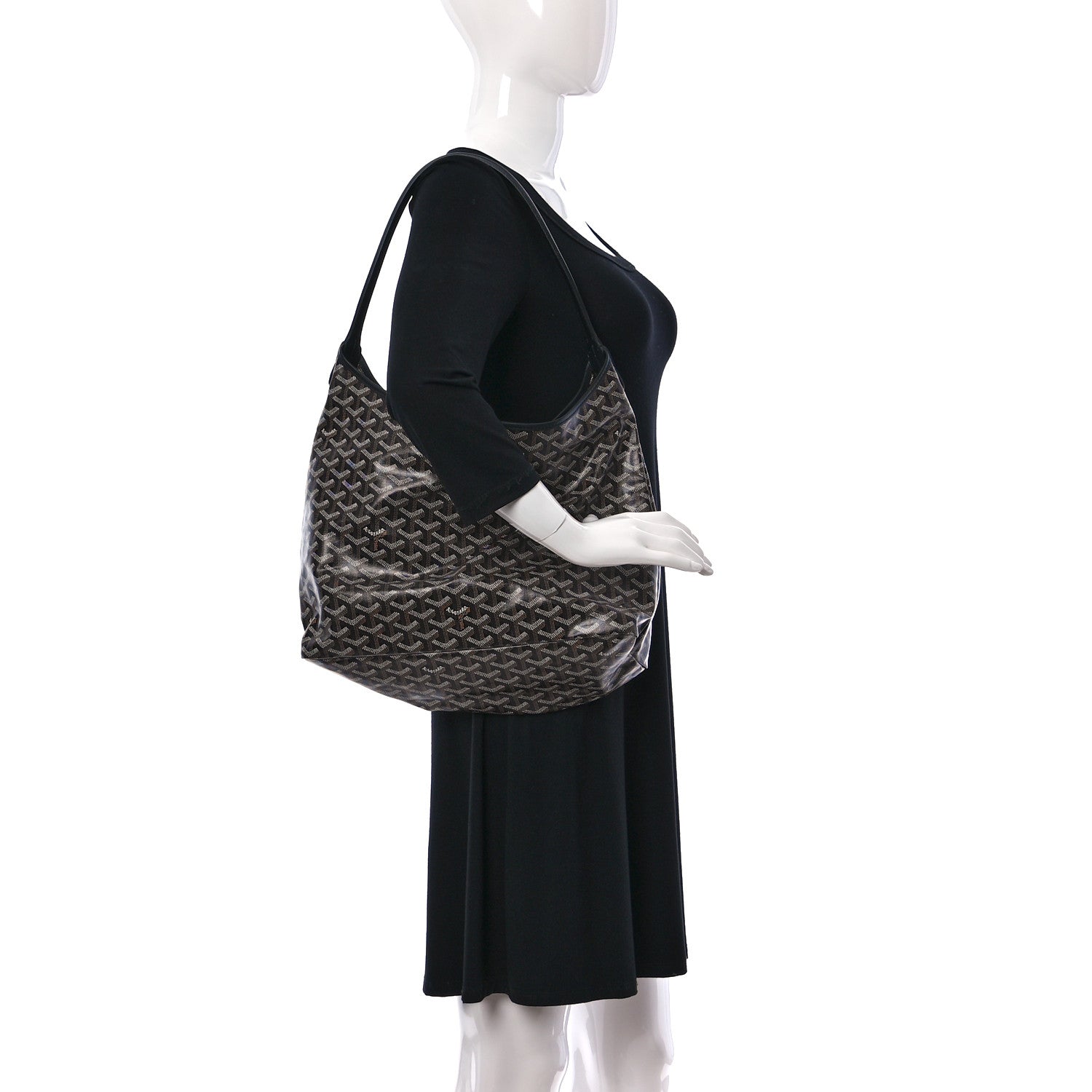Goyard Goyardine Boheme Hobo Black 2 of 10