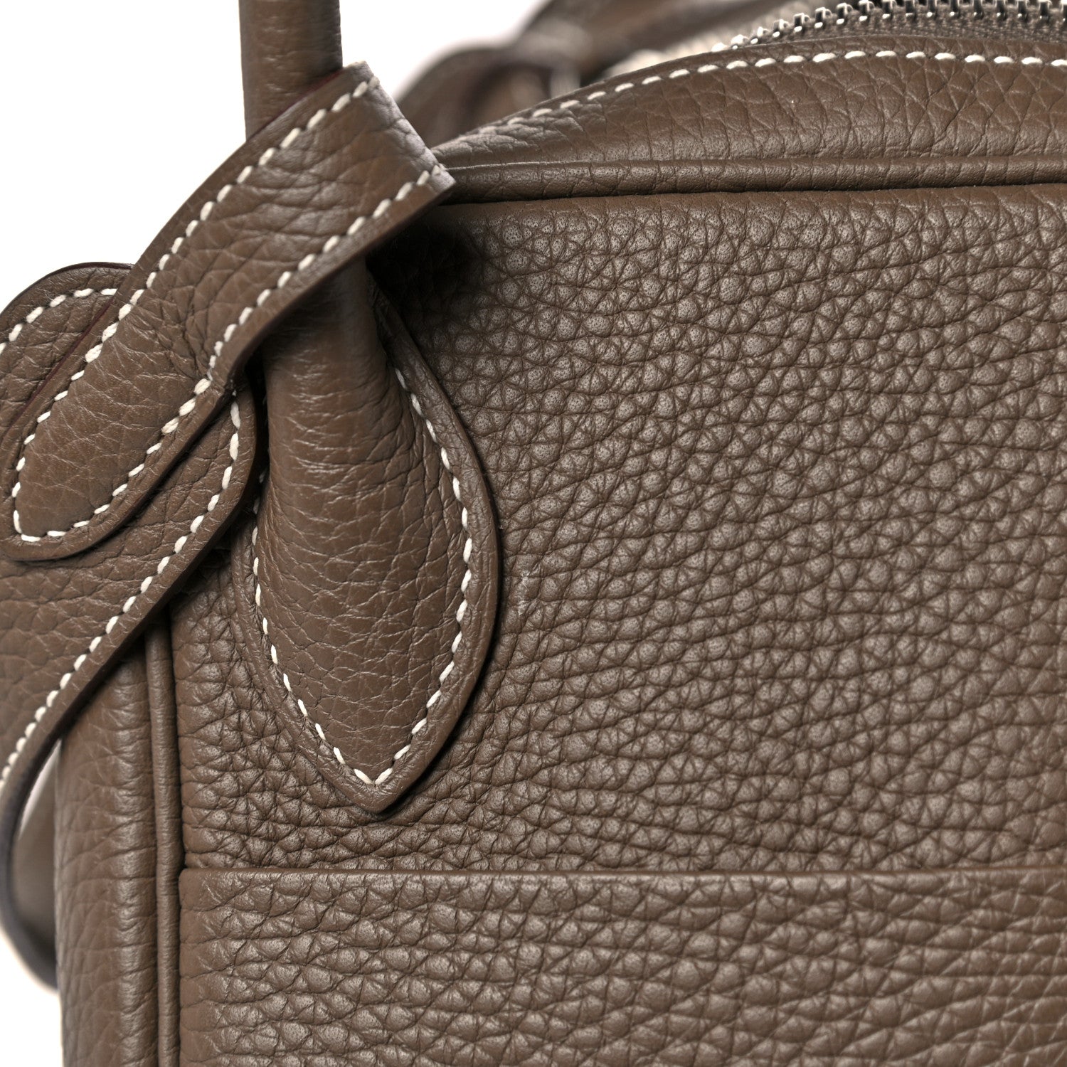 Hermes Taurillon Clemence Lindy 30 Etoupe 7 of 10