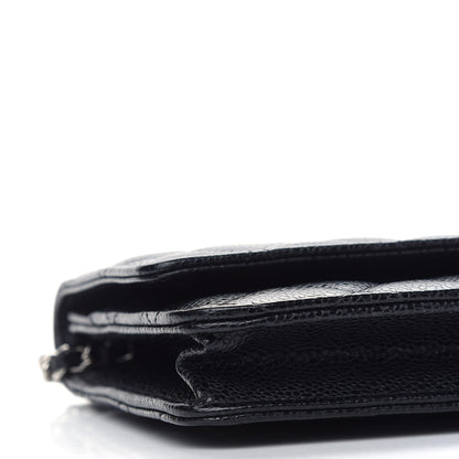 Chanel Caviar Quilted Wallet On Chain WOC Black 8 of 9