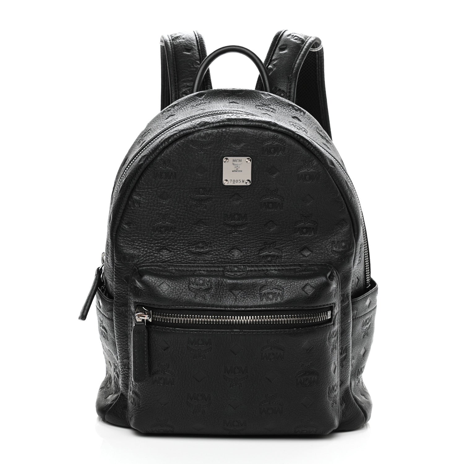 MCM Calfskin Ottomar Small Stark Backpack Black 1 of 10
