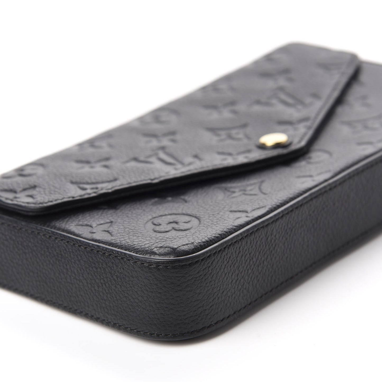 Empreinte Pochette Felicie Chain Wallet Black