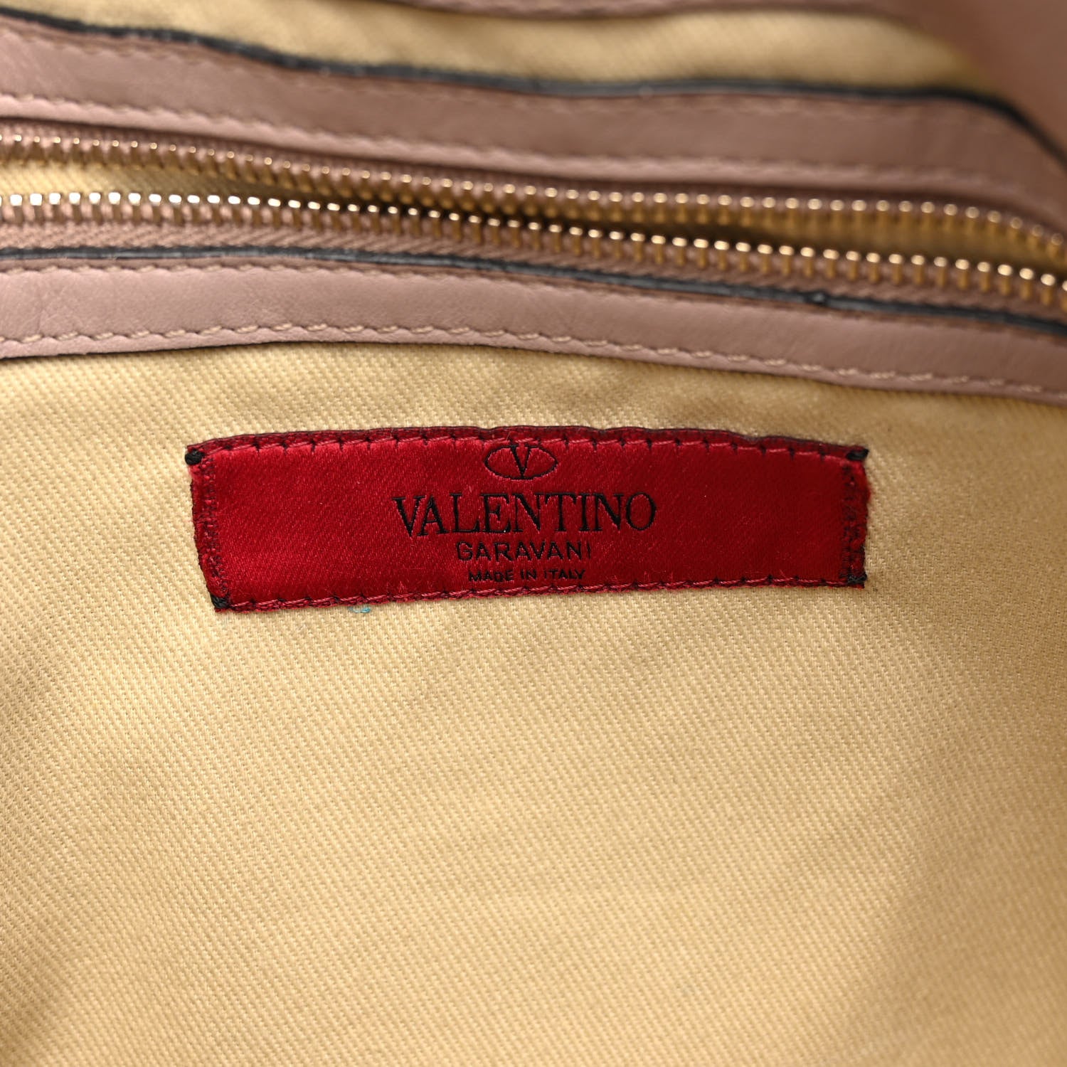 Valentino Garavani Grained Calfskin Va Va Voom Tote Sabbia 6 of 13