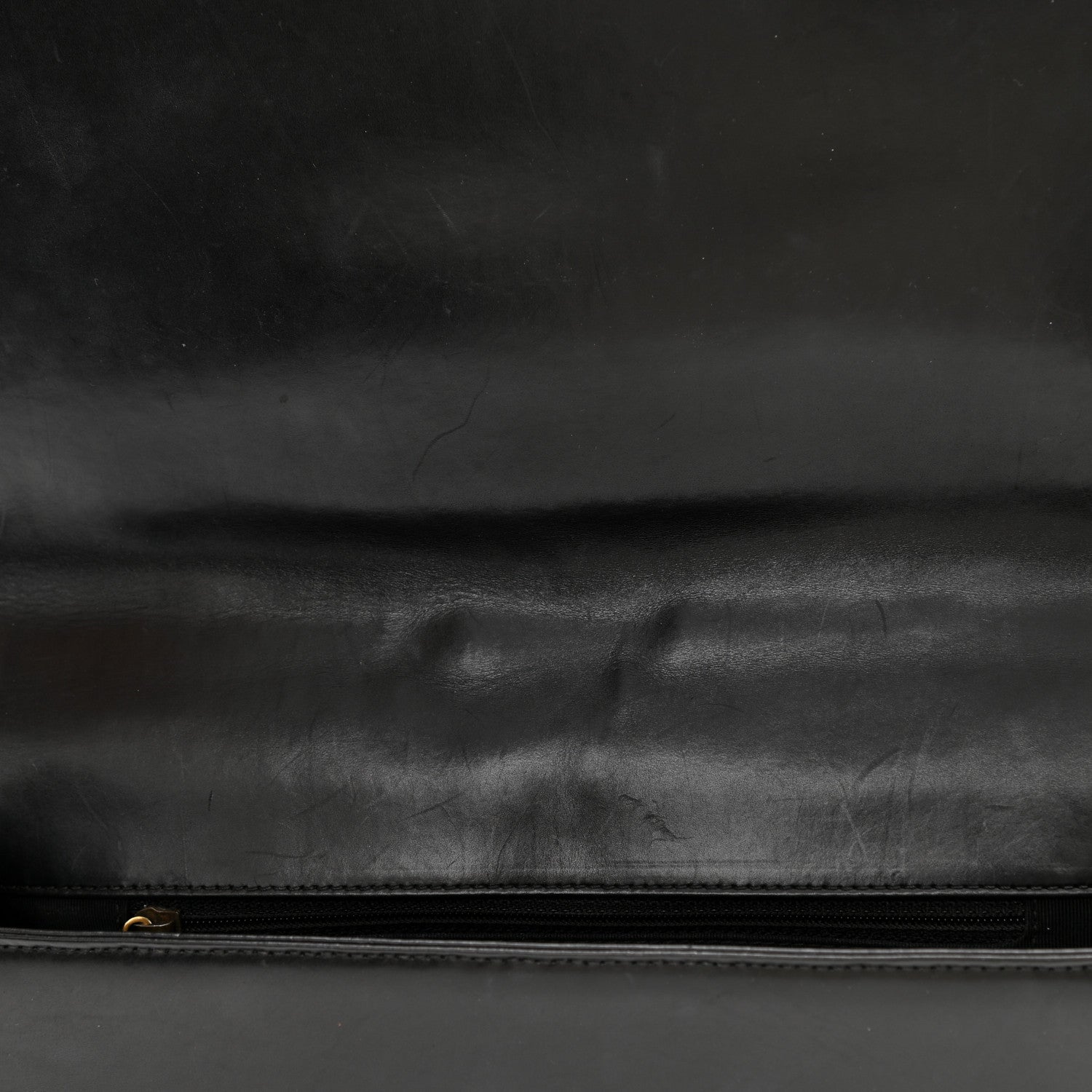 Chanel Glazed Calfskin Large Boy Flap Black 13 of 15