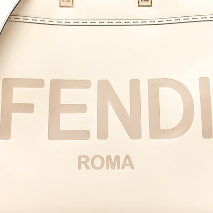 Fendi Vitello King Plexiglass Medium Fendi Sunshine Shopper Tote White Ice 8 of 12