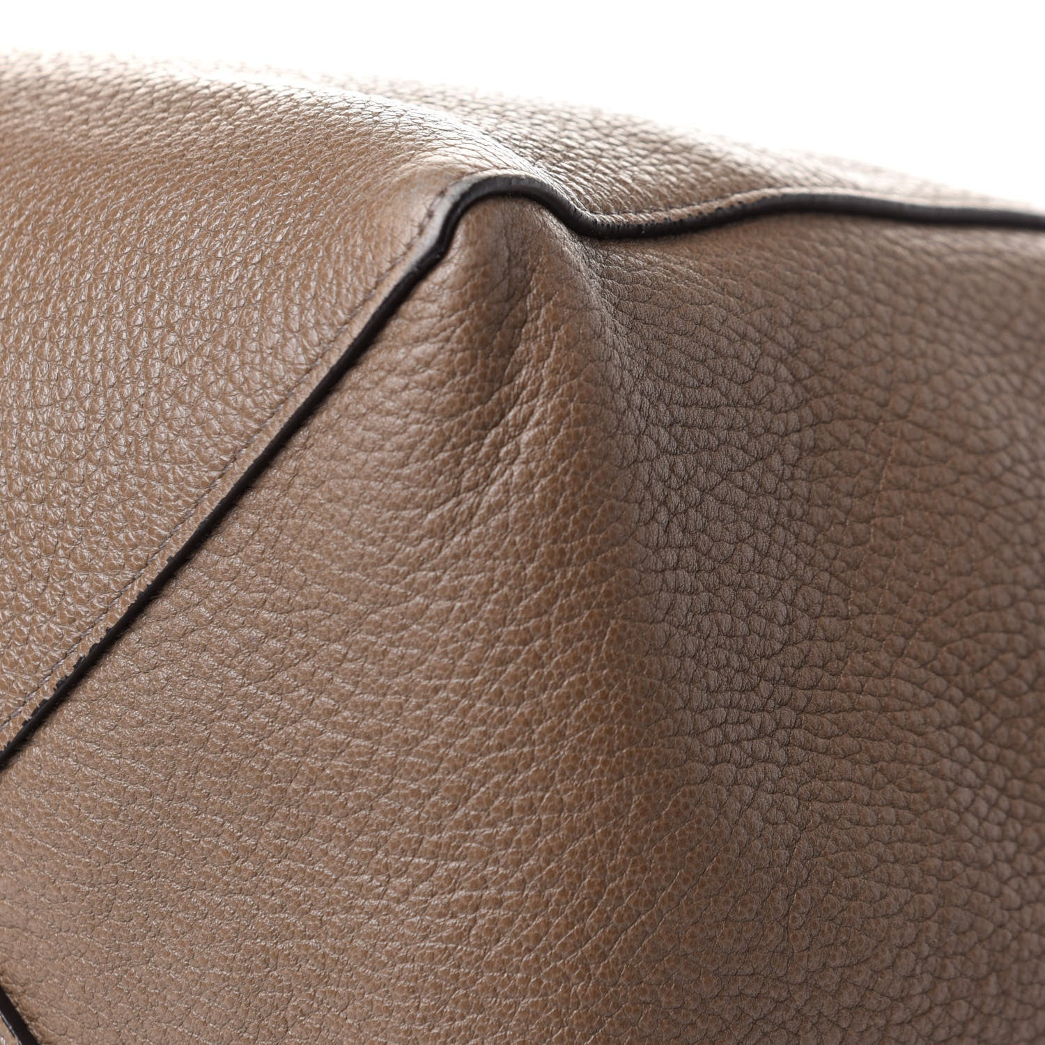 Celine Soft Grained Calfskin Small Belt Cabas Phantom Taupe 12 of 13