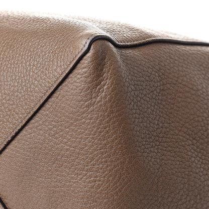 Celine Soft Grained Calfskin Small Belt Cabas Phantom Taupe 12 of 13