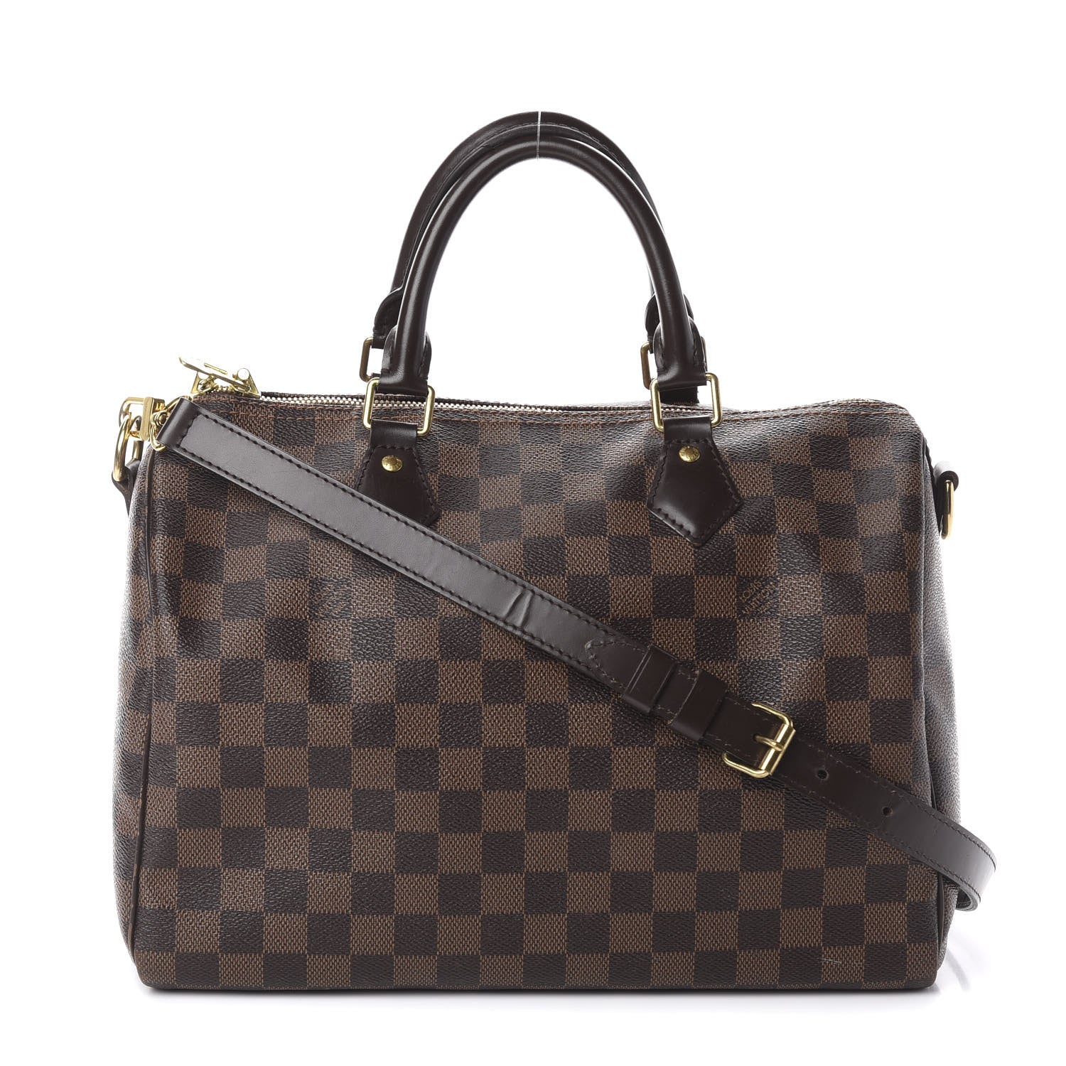 Louis Vuitton Damier Ebene Speedy Bandouliere 30 1 of 8