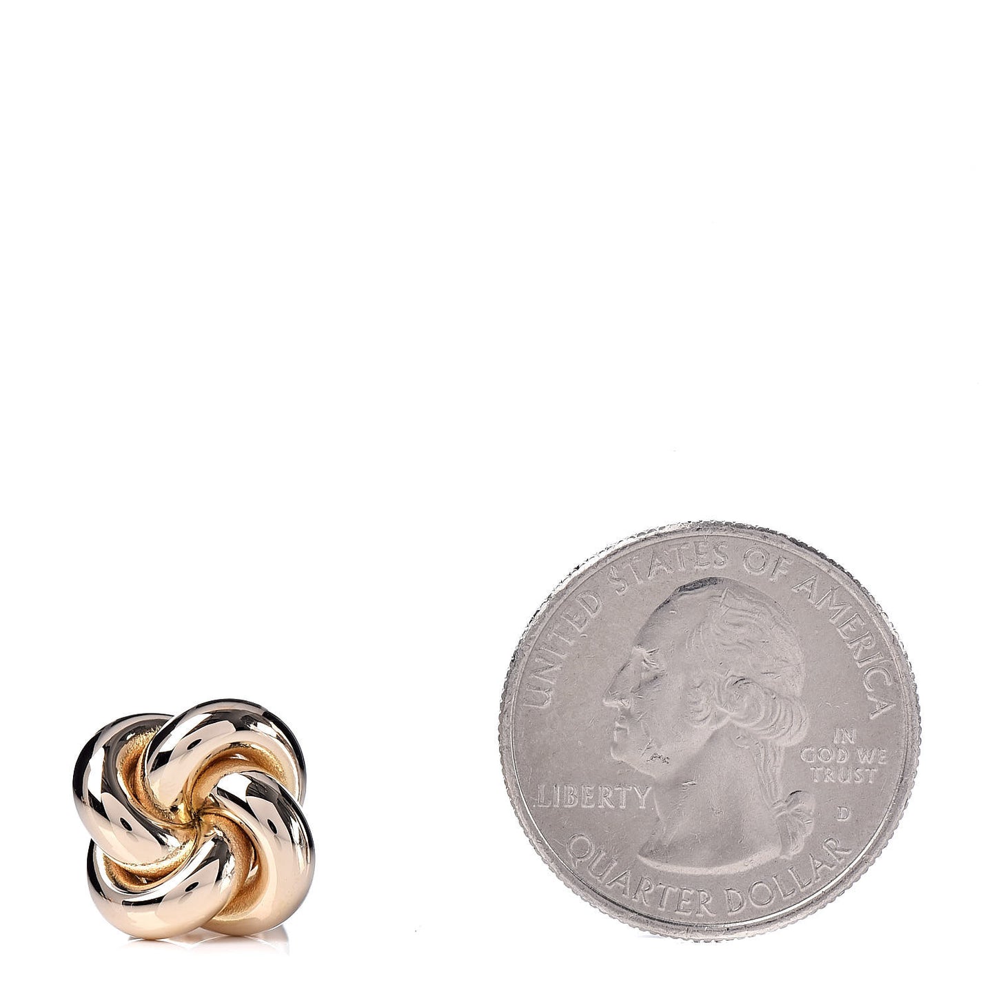14K Yellow Gold Knot Cufflinks
