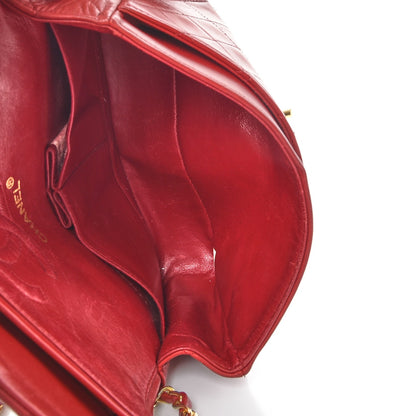 Chanel Lambskin Quilted Small Double Flap Red 6 of 12