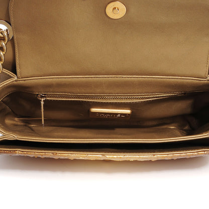 Chanel Python Medium Perfect Edge Flap Gold 7 of 8