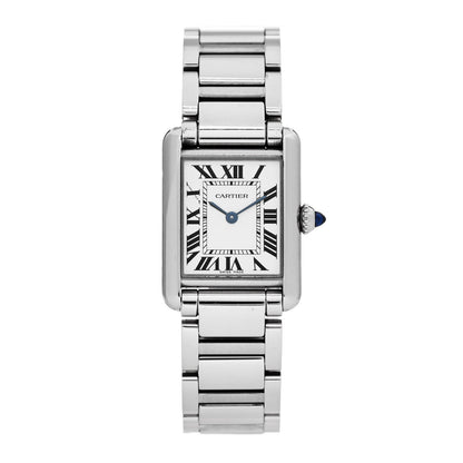 Cartier Stainless Steel 22mm Tank Must Quartz Watch 1 of 4