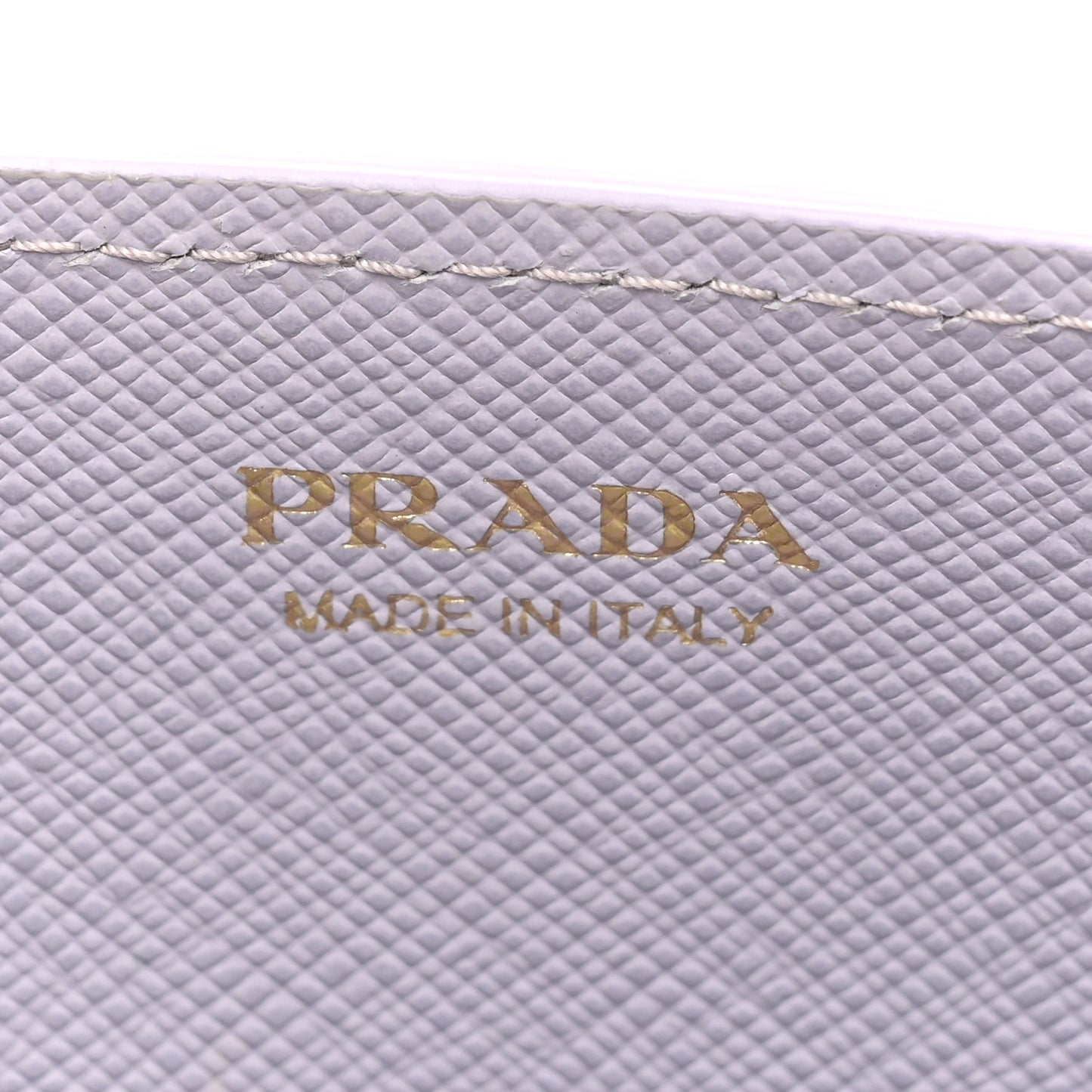 Saffiano Metal Chain Wallet Glicine