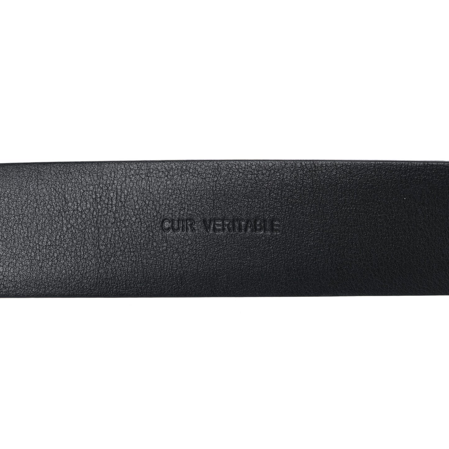 Calfskin CC Chain Belt 105 42 Black