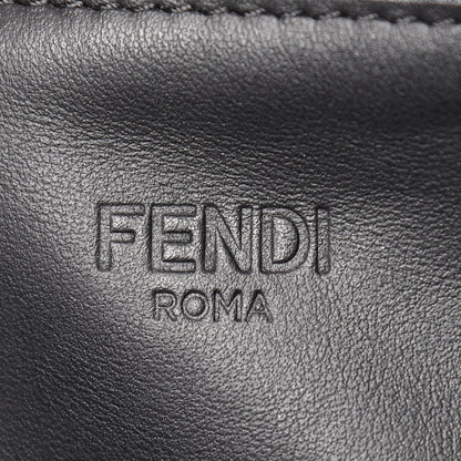 Fendi Nylon Calfskin Vocabulary Shopping Tote Black 8 of 14
