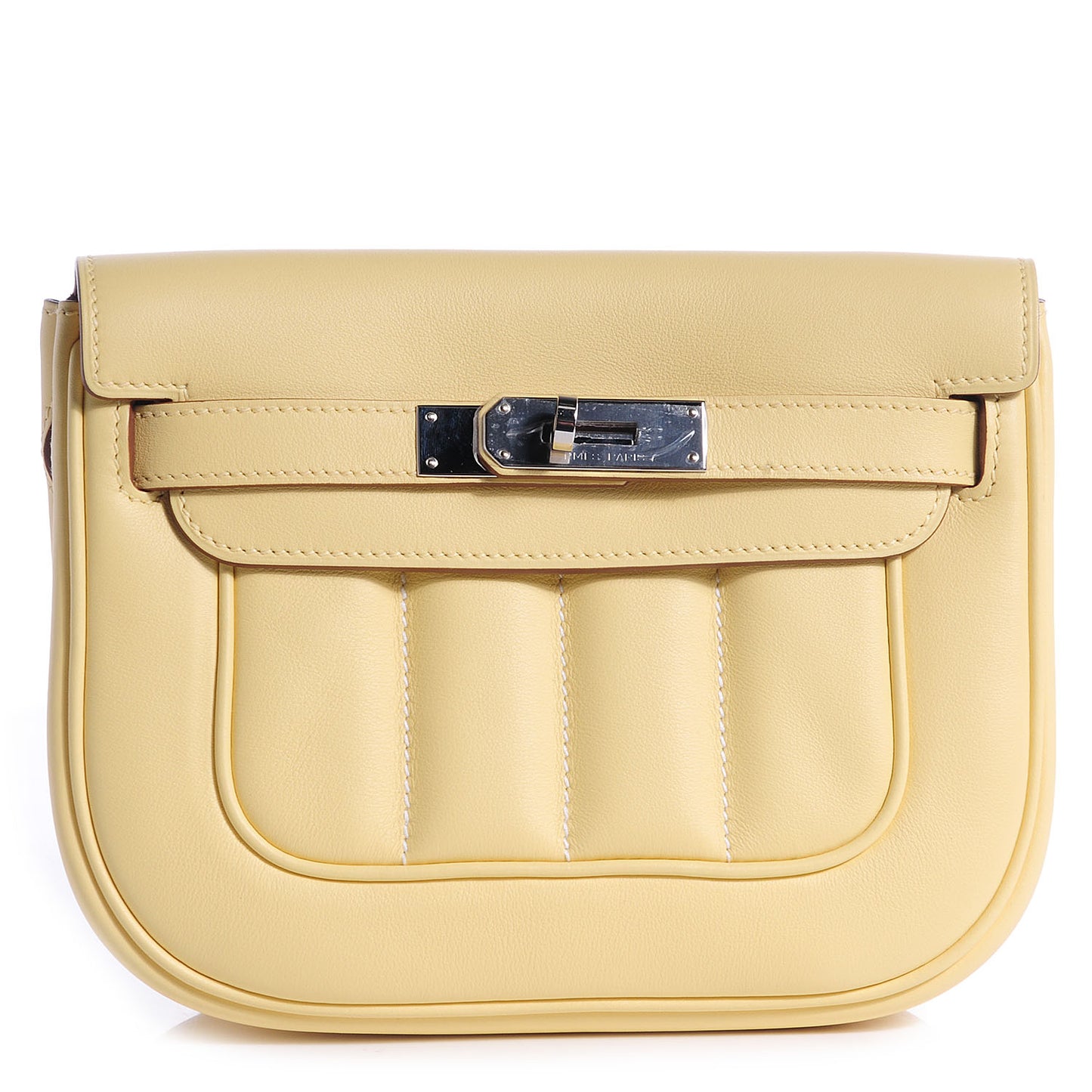 Veau Swift Mini Sac Berline Jaune Poussin