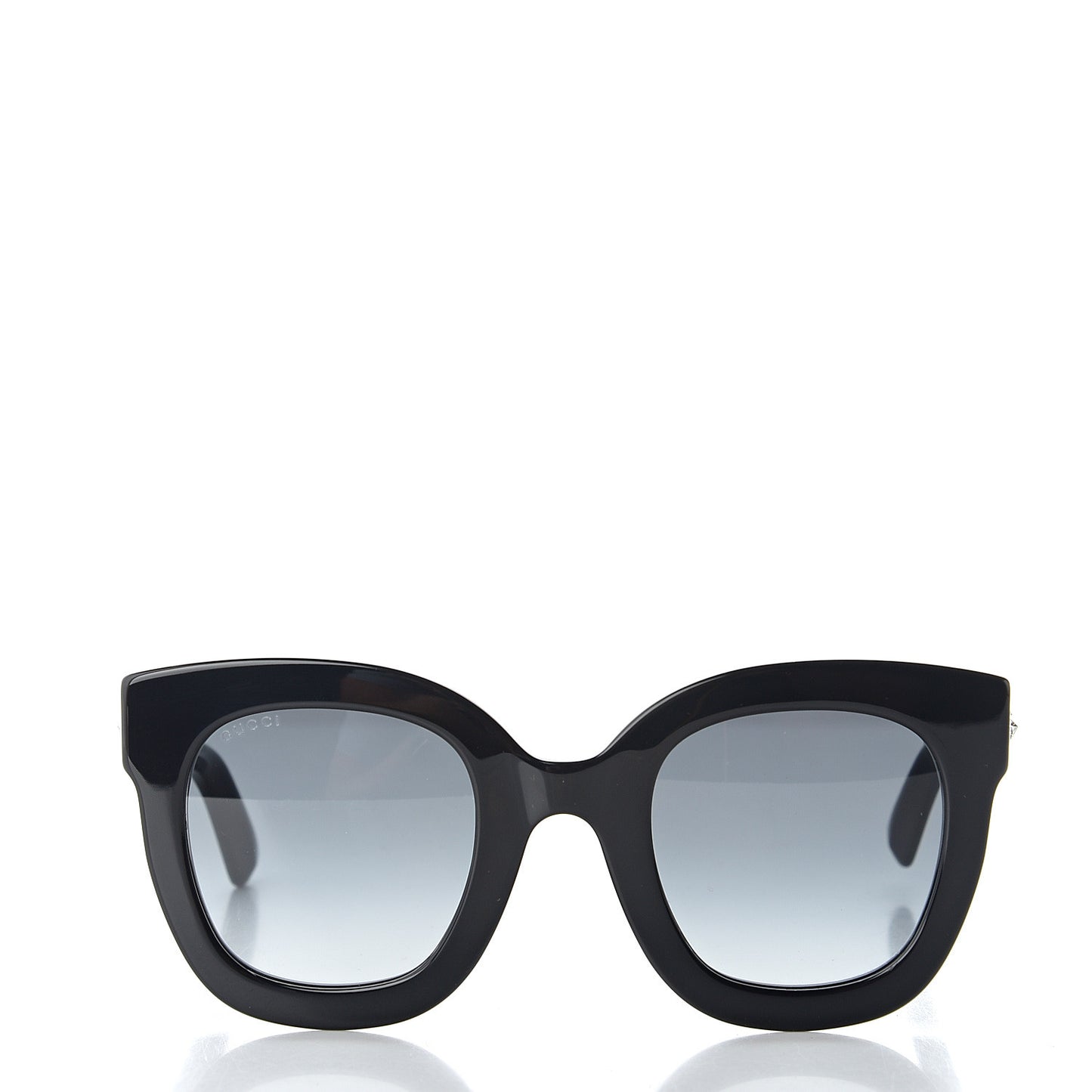Round Frame Star Sunglasses GG0208S Black
