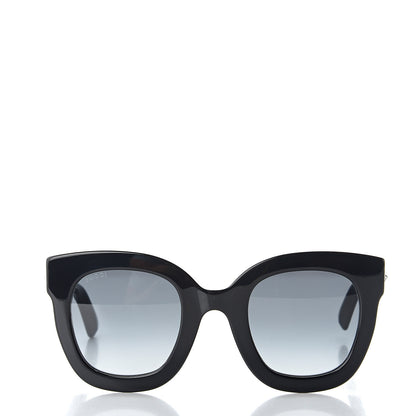Gucci Round Frame Star Sunglasses GG0208S Black 2 of 10