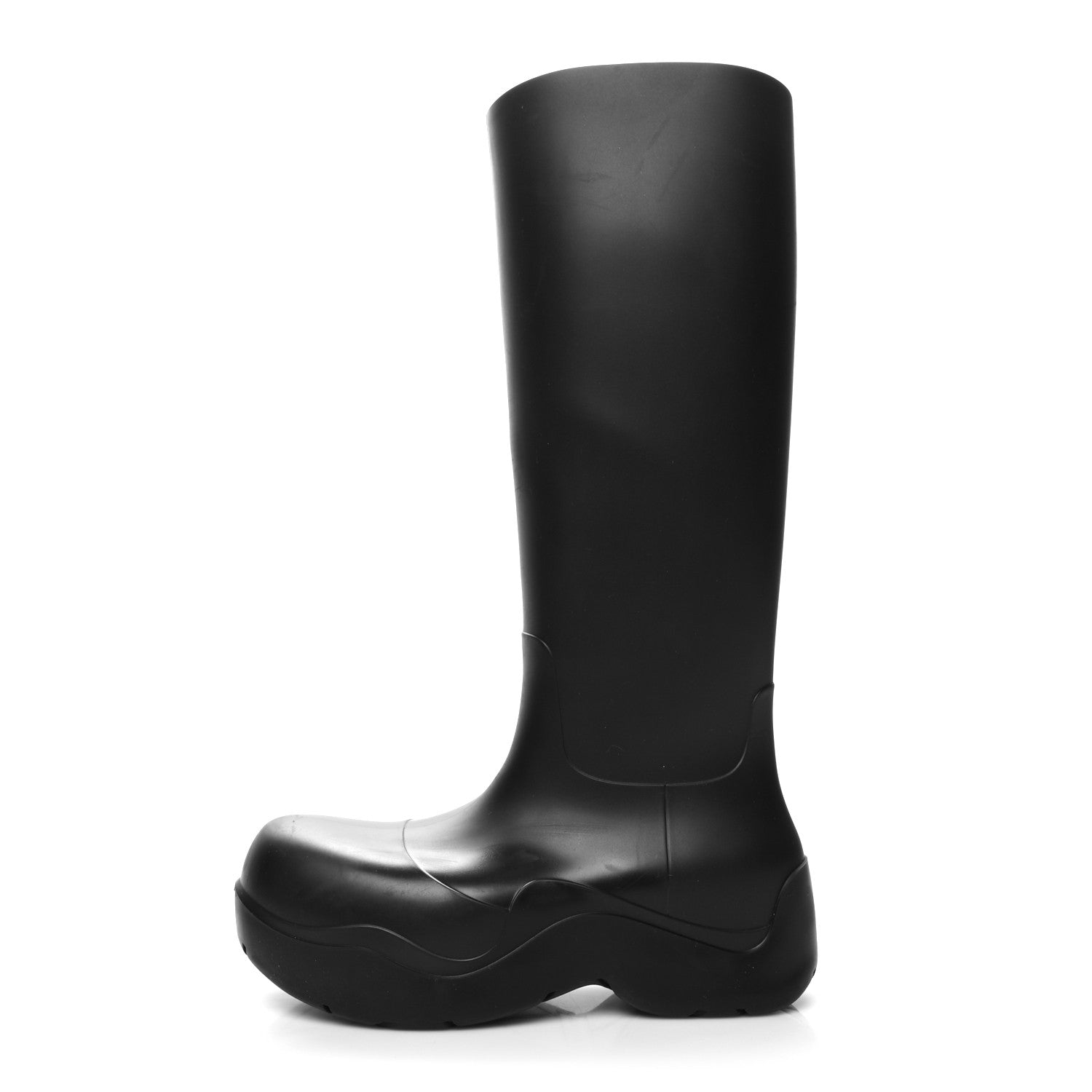 Bottega Veneta Rubber Puddle Knee Boots 40 Black 1 of 8