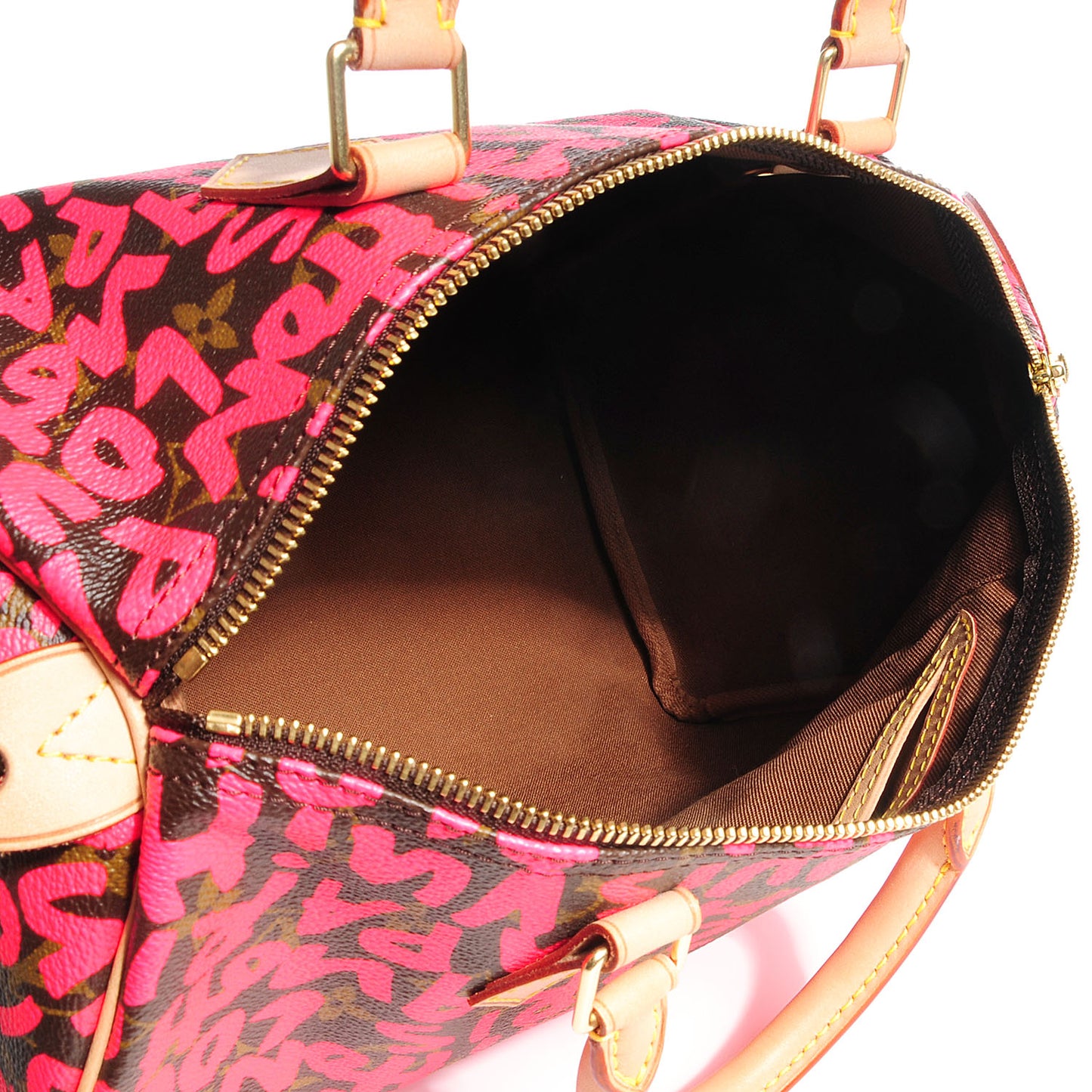 Monogram Graffiti Speedy 30 Fuchsia