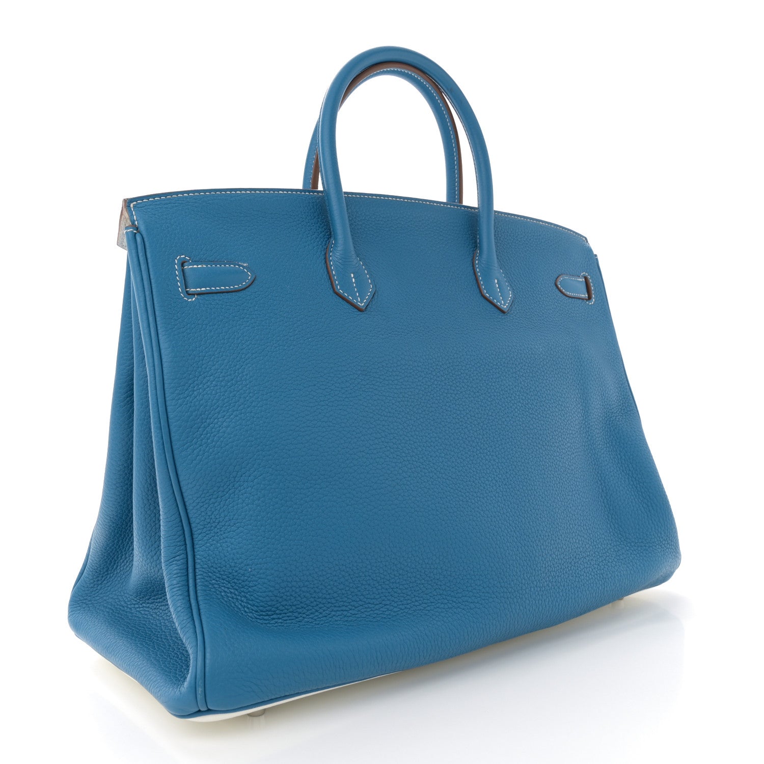 Hermes Togo Eclat Birkin 40 Mykonos White 2 of 11