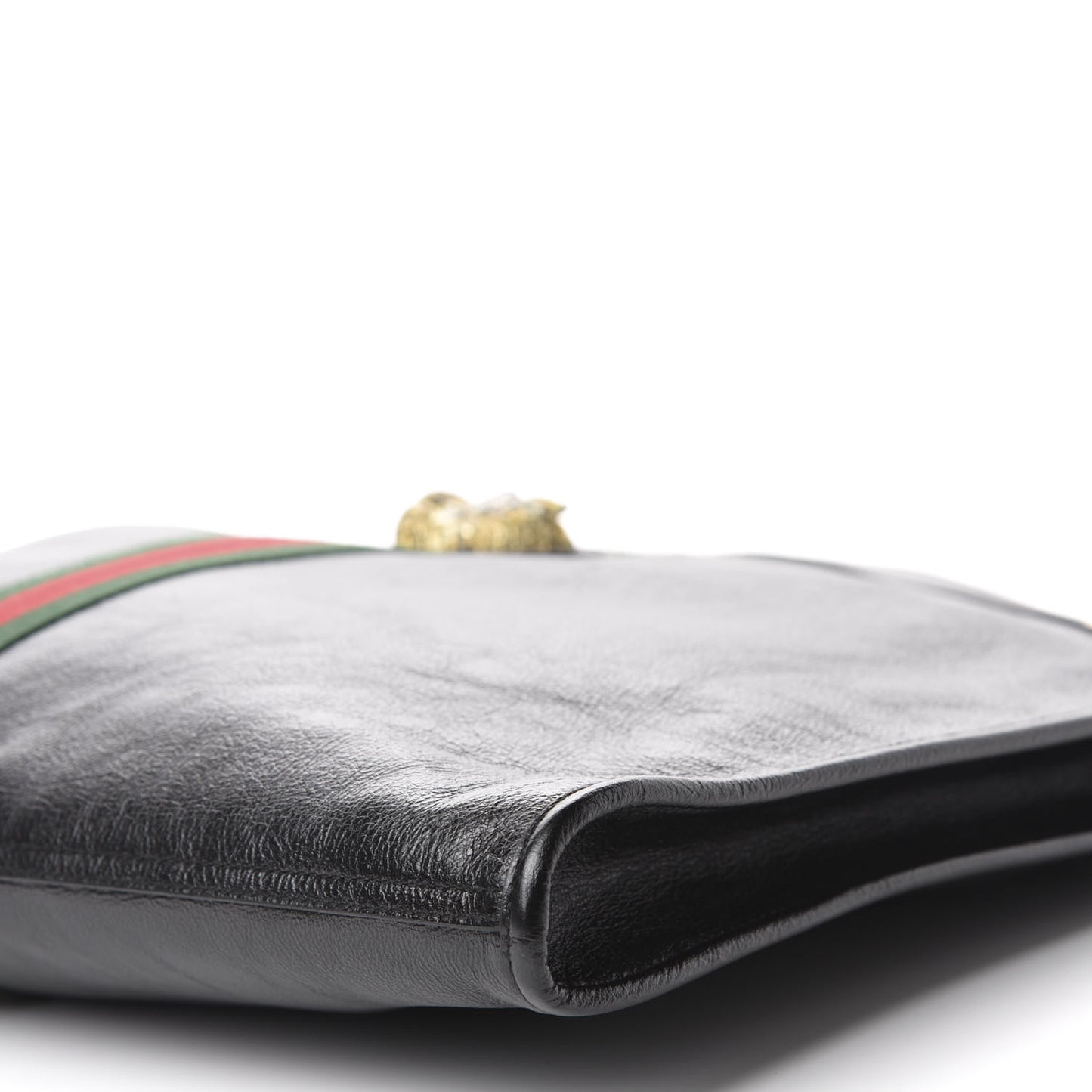 Calfskin Large Rajah Chain Tote Black