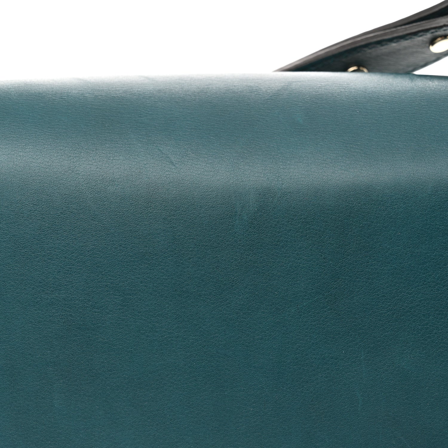 Gucci Calfskin Medium 1973 Shoulder Flap Bag Turquoise 11 of 13
