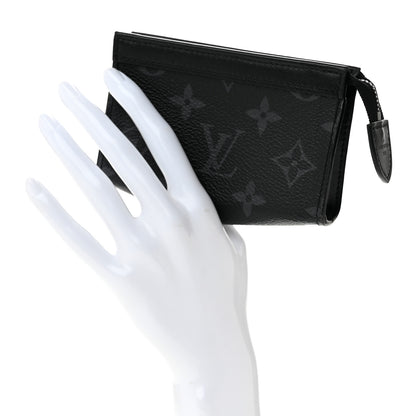 Louis Vuitton Monogram Eclipse Key Pouch Voyage 2 of 9