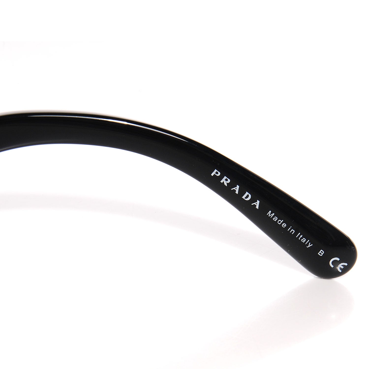 Prada Acetate Baroque Sunglasses SPR 27O Black 3 of 4